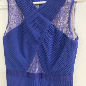 BCBGMaxAzria Royal Blue Lace Maxi Dress